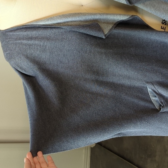 Lululemon Waterfall Open Knit Cardigan Sweater Dark Light Gray OS yoga leisure - Picture 4 of 9